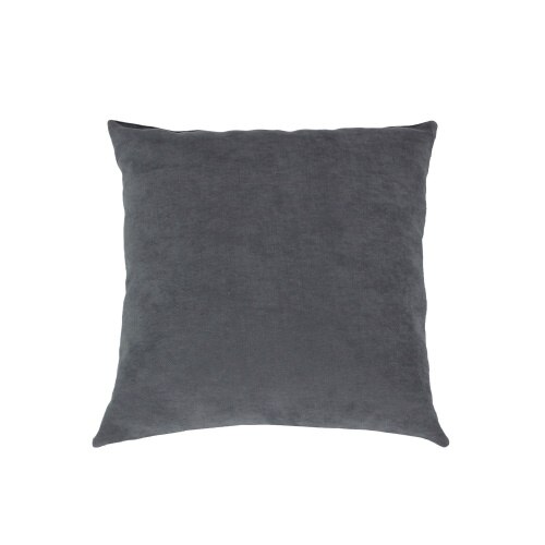 Perna decor Deco, poliester plus fibra poliester siliconizata, dimensiuni 50 x 50 cm, gri