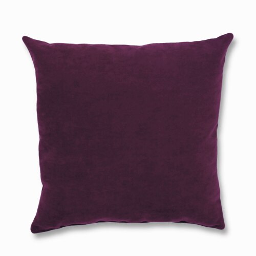 Perna decor Deco, poliester plus fibra poliester siliconizata, mov, 50 x 50 cm