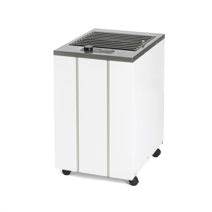 Dezumidificator si purificator profesional Woods LD40 PRO fltru particule SMF, Capacitate 31 litri/zi, higrostat incorporat, carcasa metalica