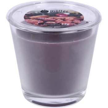 Lumanare parfumata migdale in pahar 75/75 mm Lumanare parfumata migdale in pahar 75/75 mm