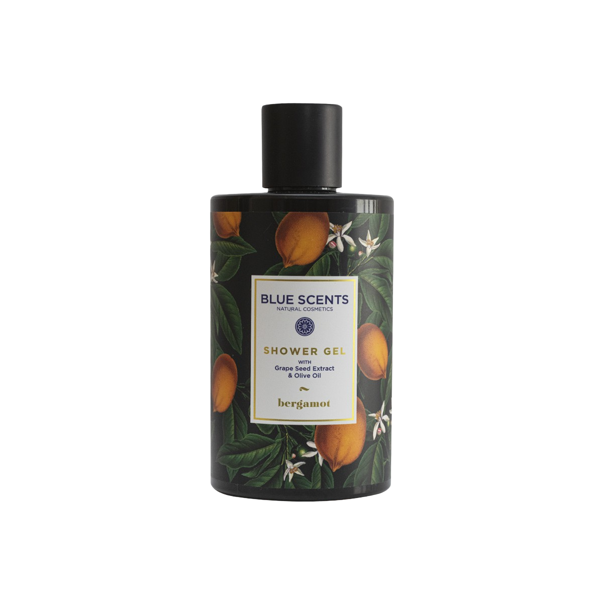 Gel de dus Blue Scents, cu bergamota, ulei de masline organic, ierburi grecesti, 300 ml