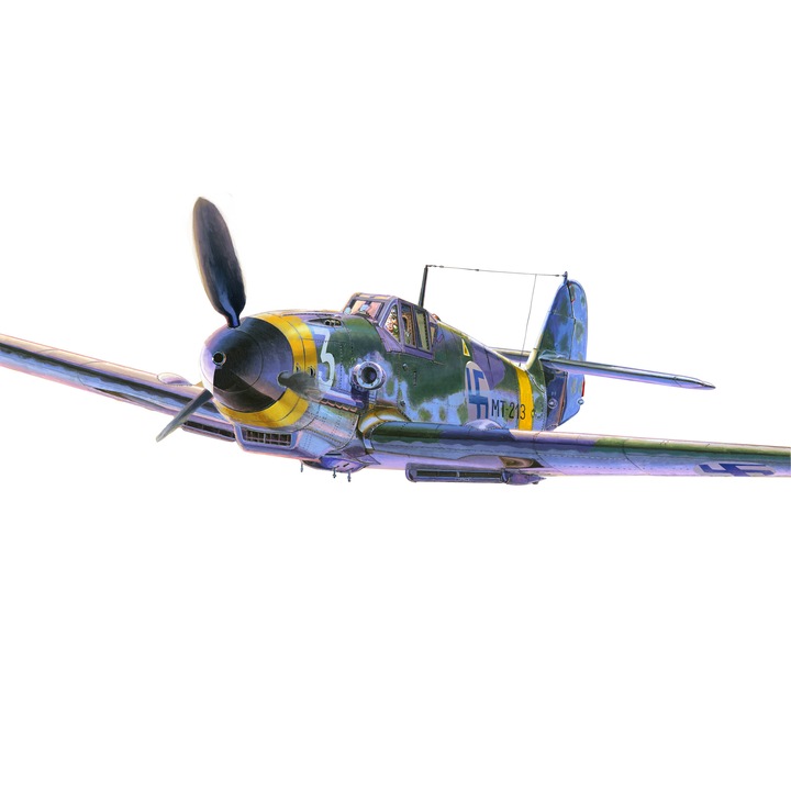 MisterCraft Messerschmitt BF-109G-2 "Ilmavoimat" Luftwaffe vadászrepülőgép 1:72 MCR C76