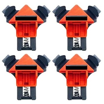 Set fixare de 4 cleme cu unghi drept Set fixare de 4 cleme cu unghi drept