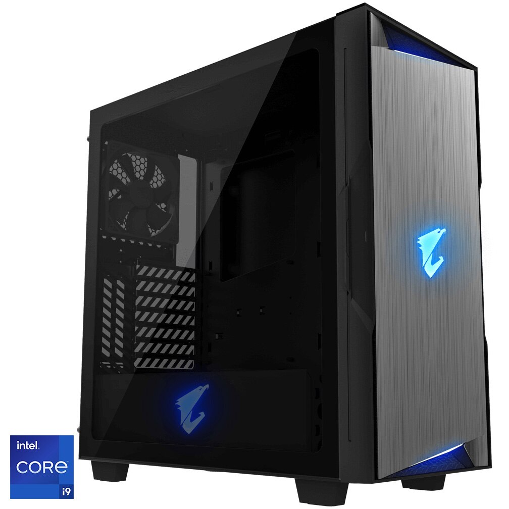 Sistem Desktop PC Gaming Serioux cu procesor Intel® Core™ i9-11900K pana la 5.30GHz, 16GB DDR4, 1TB SSD M.2 PCIe, Wi-Fi, GeForce® RTX 3070 Ti 8GB GDDR6X, Microsoft Windows 10 Home