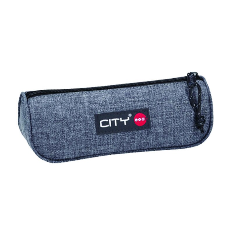 Penar cu fermoar pentru baieti CiTY, Neechipat, Poliester, Negru/Gri