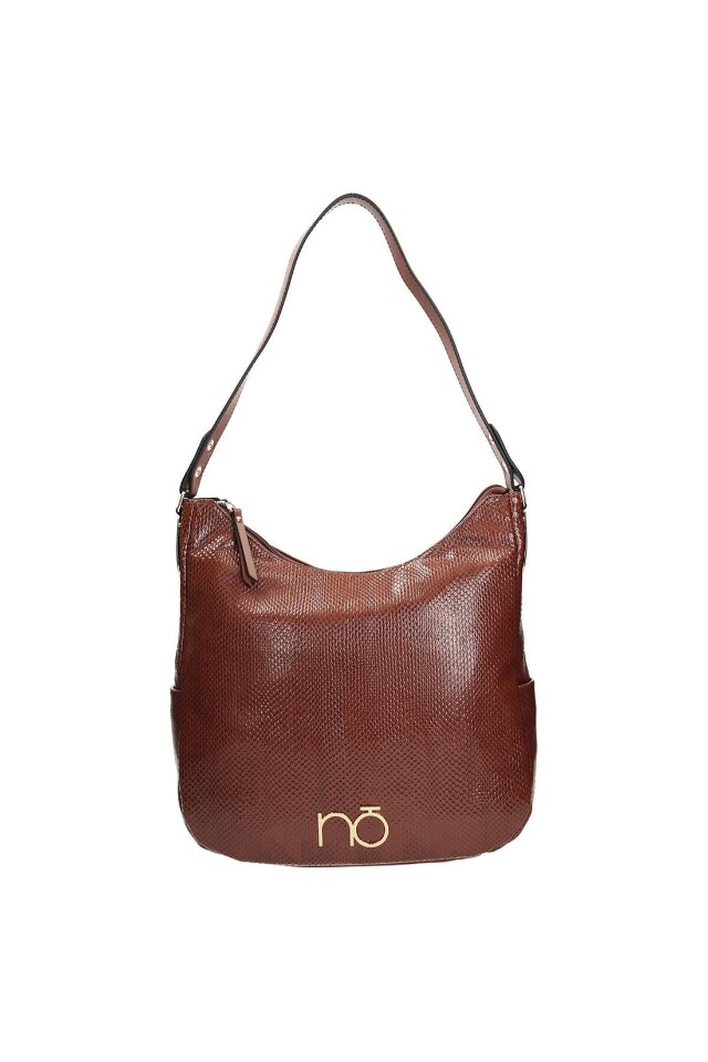 Geanta de mana, NOBO, NBAG-L2740-CM17, Piele ecologica, 29x34x10 cm, Maro