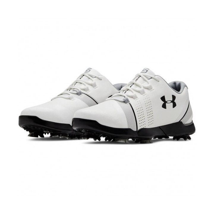 Pantofi de golf Under Armour, Spieth 3 JR, Piele ecologica, 35, Alb