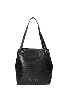 Geanta Nobo, Piele ecologica, 30 x 28 x 15 cm, Negru Geanta Nobo, Piele ecologica, 30 x 28 x 15 cm, Negru