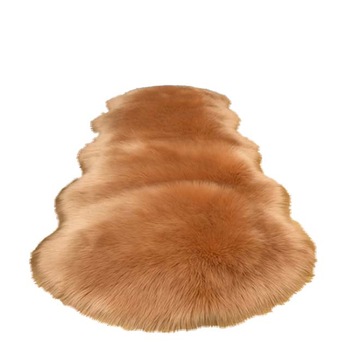 Covor de plus premium, cu gramada lunga, Forma ondulat, culoare Beige, 60x150 cm Covor de plus premium, cu gramada lunga, Forma ondulat, culoare Beige, 60x150 cm