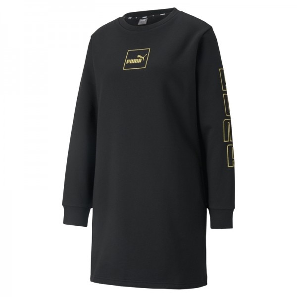 Rochie Puma holiday dress fl 589550-01, Femei, M INTL, Negru