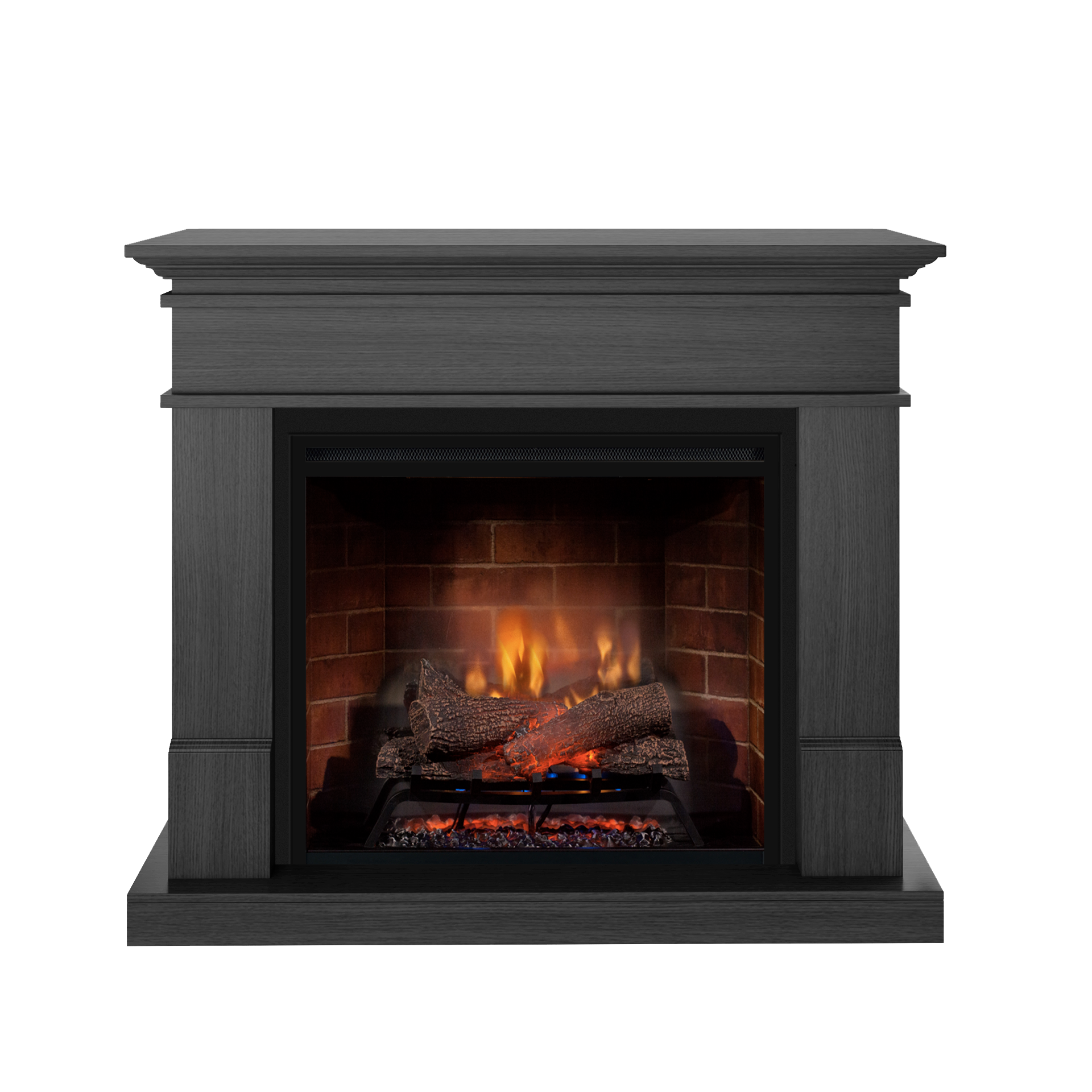 Semineu Lisabona Premium Ash Grey - cu focar electric 3D Dimplex Revillusion 30