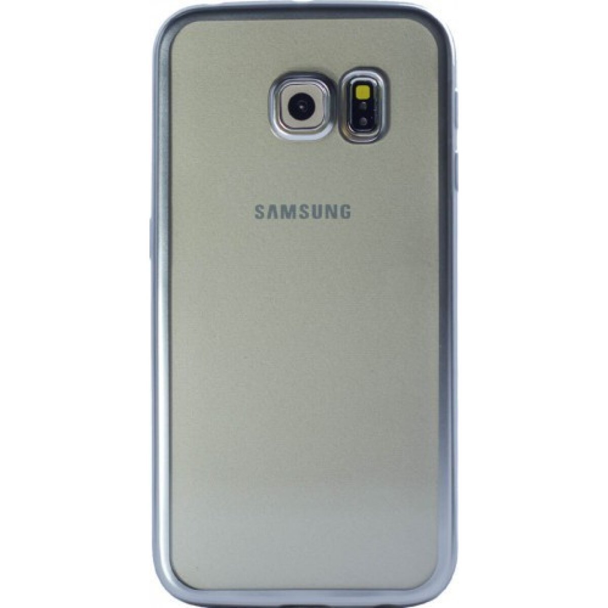 Husa Silicon Pentru Samsung Galaxy S7 ( Rama Argintiu )