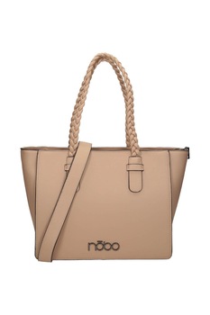 Geanta Nobo, Piele ecologica, 25 x 31 x 13 cm, Bej Geanta Nobo, Piele ecologica, 25 x 31 x 13 cm, Bej