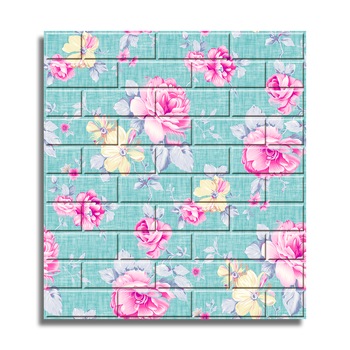 Tapet 3D Autoadeziv, design modern, usor de curatat, 70x70cm , D3565, model flori, multicolor Tapet 3D Autoadeziv, design modern, usor de curatat, 70x70cm , D3565, model flori, multicolor