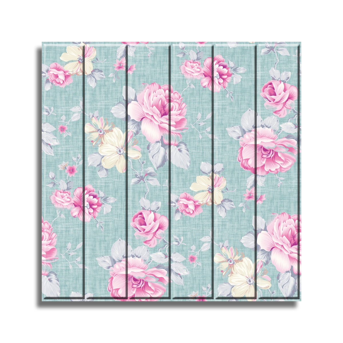 Tapet 3D Autoadeziv, design modern, usor de curatat, 70x70cm , D3537, model flori, multicolor