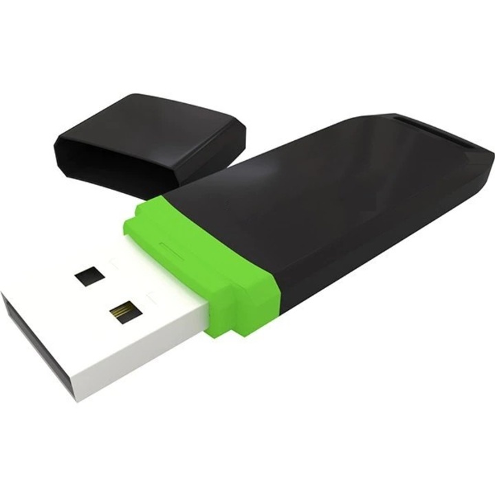 USB Flash памет SIKS®, 32GB, Черен