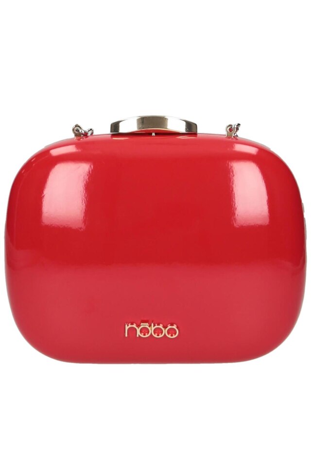 Geanta Nobo NBAG-J4800-C005, Piele lacuita, Rosu