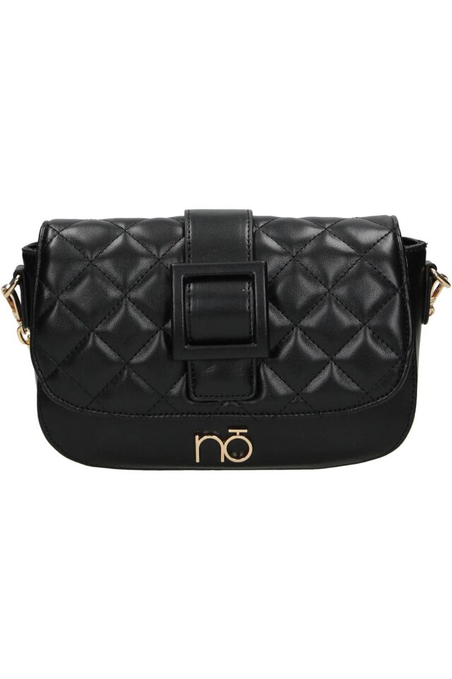 Geanta de mana, Nobo, Piele ecologica, Negru, 17 x 23 x 7 cm