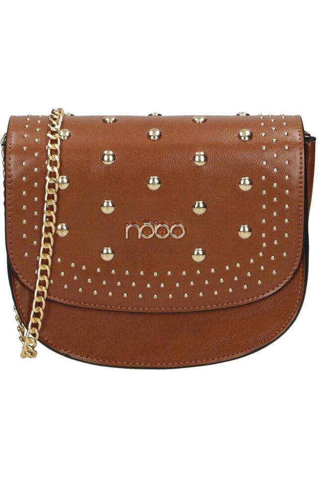 Geanta de mana, Nobo, Piele ecologica, Maro, 16 x 20 x 9 cm