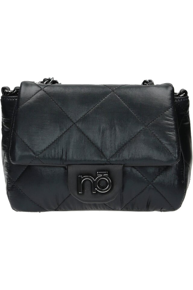 Geanta de umar, Nobo, Piele ecologica, Negru, 17 x 24 x 8 cm