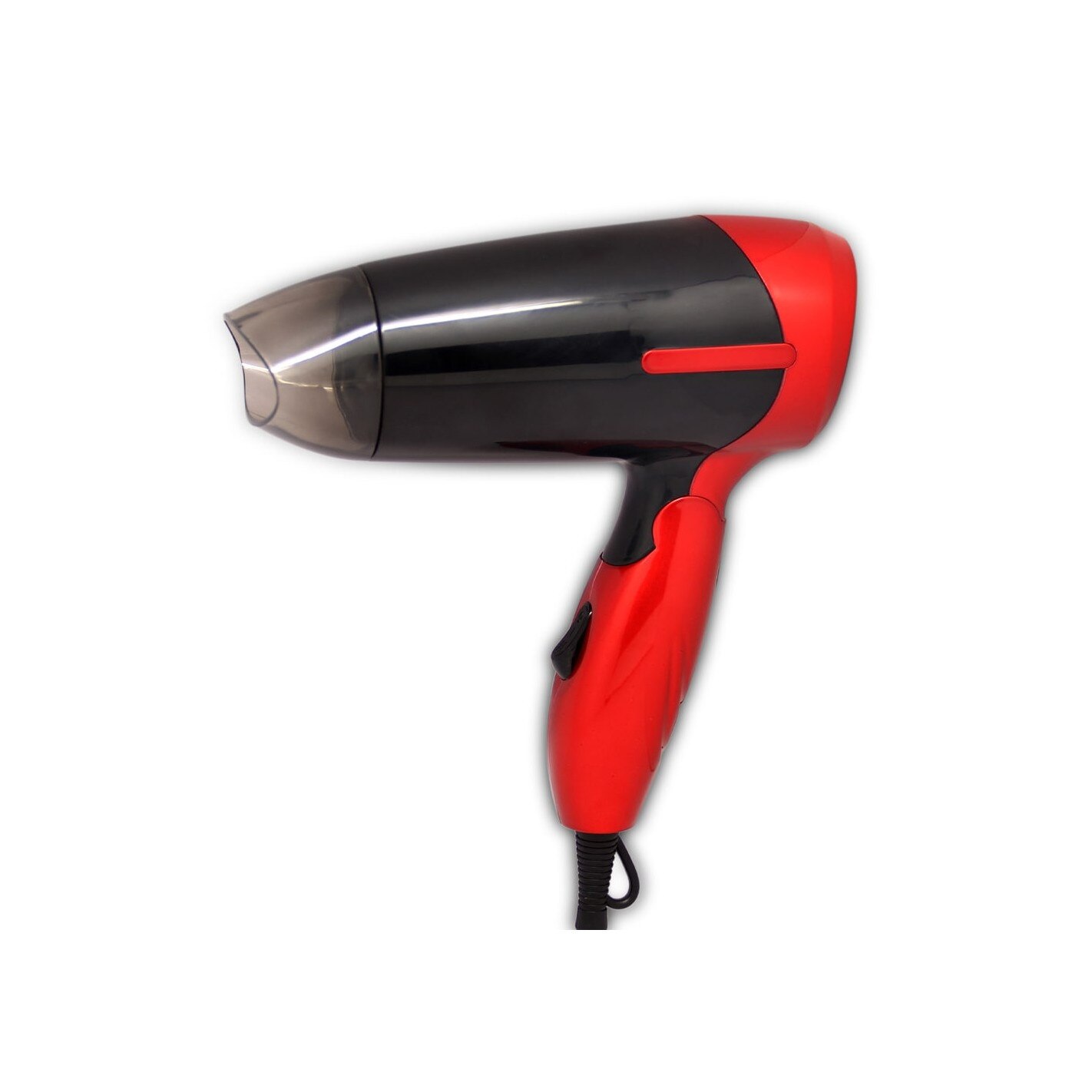 Uscator de par Rosberg R51100E, 1200 W, 2 viteze, Negru/Rosu