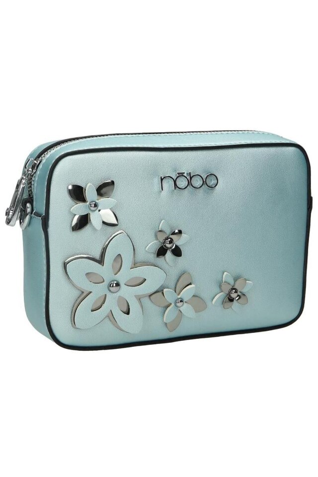 Geanta Nobo, Piele ecololgica, 11x17x5 cm, Albastru