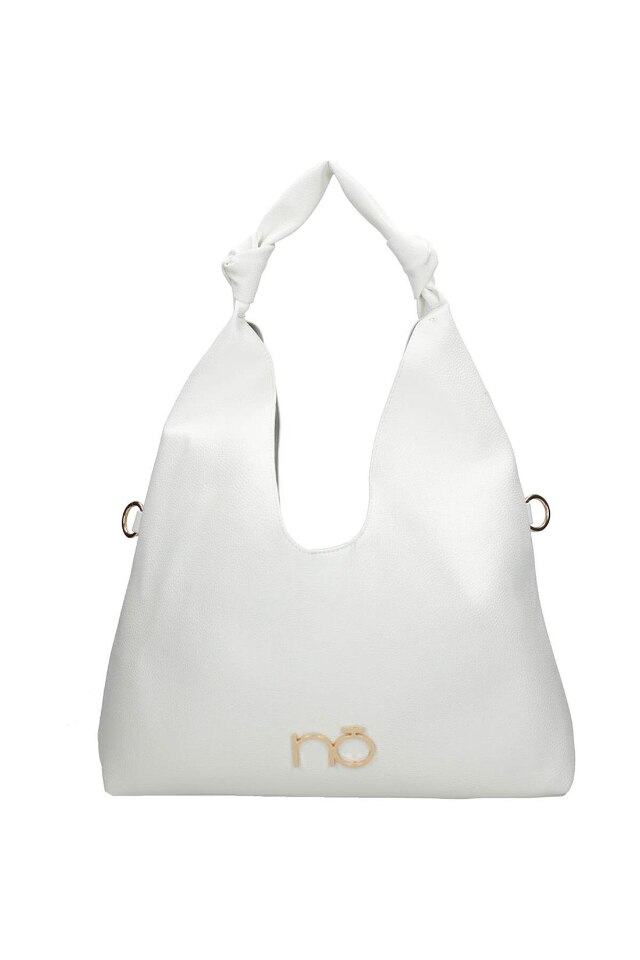 Geanta de mana, Nobo, Piele ecologica, Alb