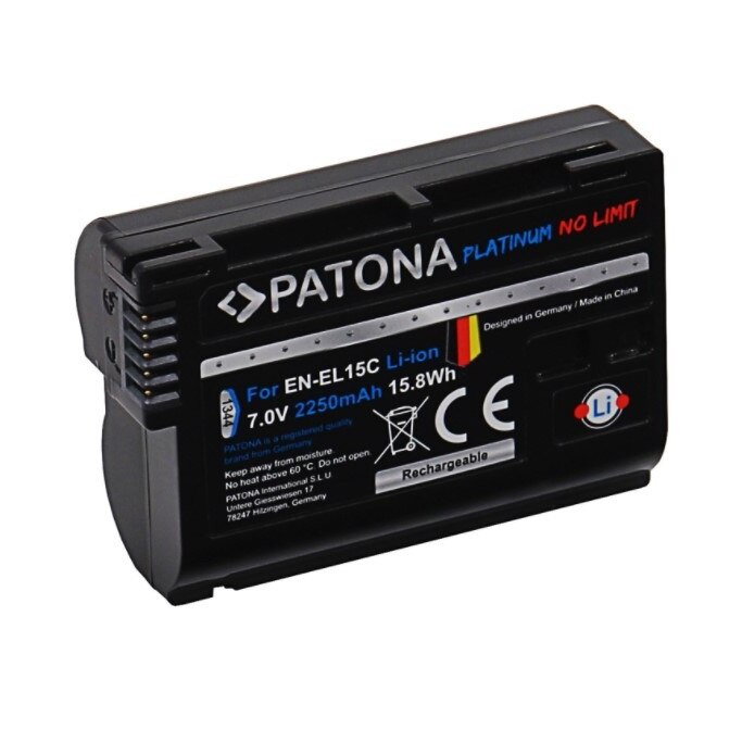 ​Acumulator Patona Platinum EN-EL15C 2250mAh compatibil Nikon-1344