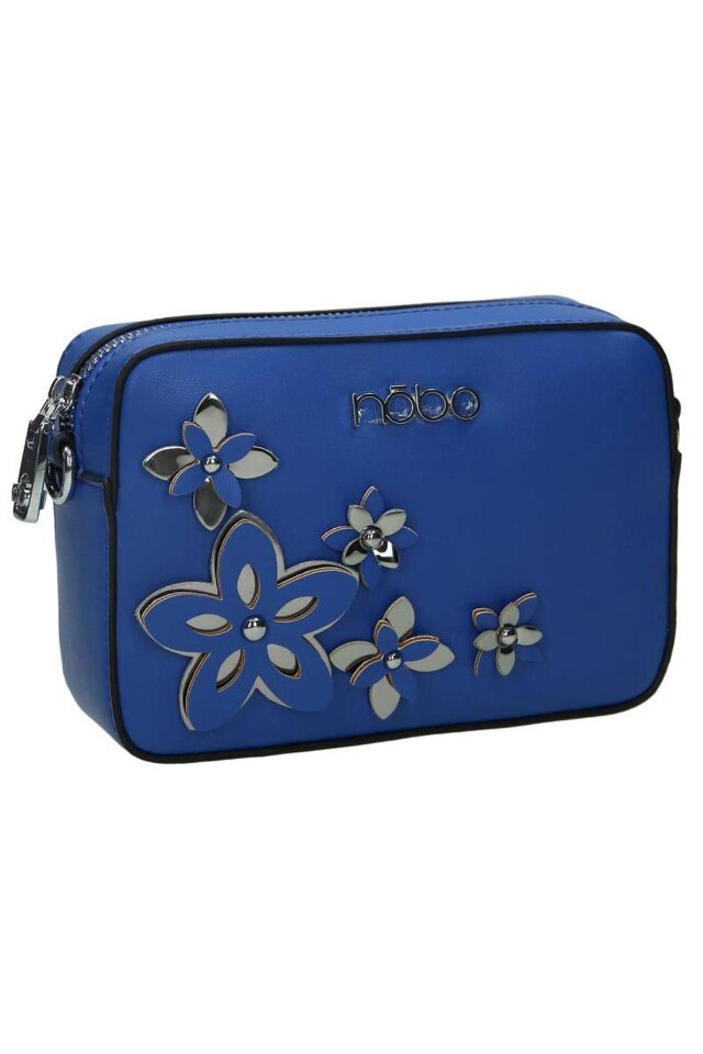 Geanta Nobo, Piele ecololgica, 11x17x5 cm, Bleumarin