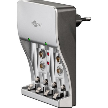 Incarcator acumulatori Ni-MH/Ni-Cd 4xAA/AAA 2x9V Incarcator acumulatori Ni-MH/Ni-Cd 4xAA/AAA 2x9V