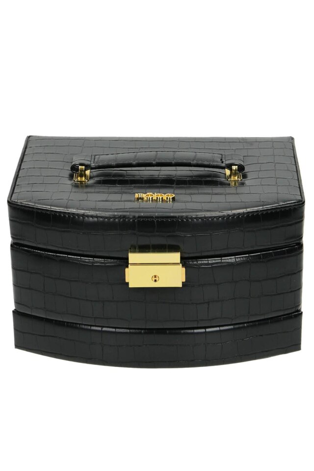 Cutie bijuterii, NOBO, NBOX-J00-C020, Piele ecologica, Negru