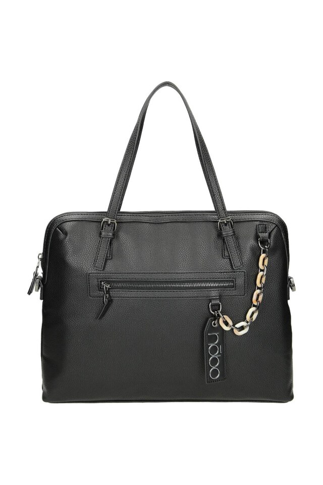 Geanta de mana, NOBO, NBAG-L3830-C020, 31x41x5 cm, Negru