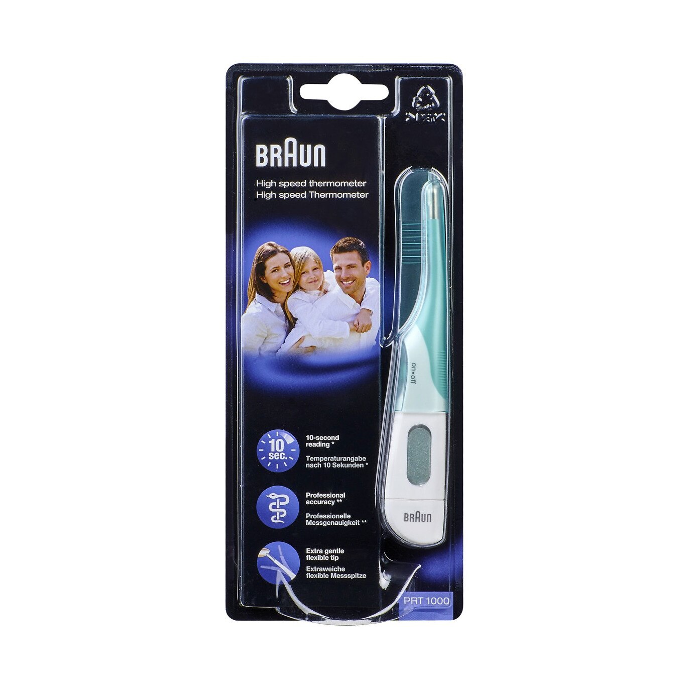 Termometrul digital Braun, 3 in 1, cu varf flexibil