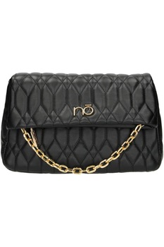Geanta de dama, Nobo, Toarta lant, Buzunar interior, 20 x 29 x 10 cm, Negru Geanta de dama, Nobo, Toarta lant, Buzunar interior, 20 x 29 x 10 cm, Negru