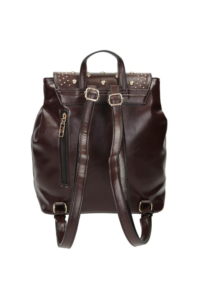 Rucsac Nobo, Piele ecologica, Maro, 30x29x13cm