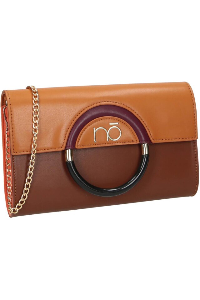 Geanta Nobo NBAG-L0750-CM17, 15 x 23.5 x 5.5 cm, Piele ecologica, Maro ...