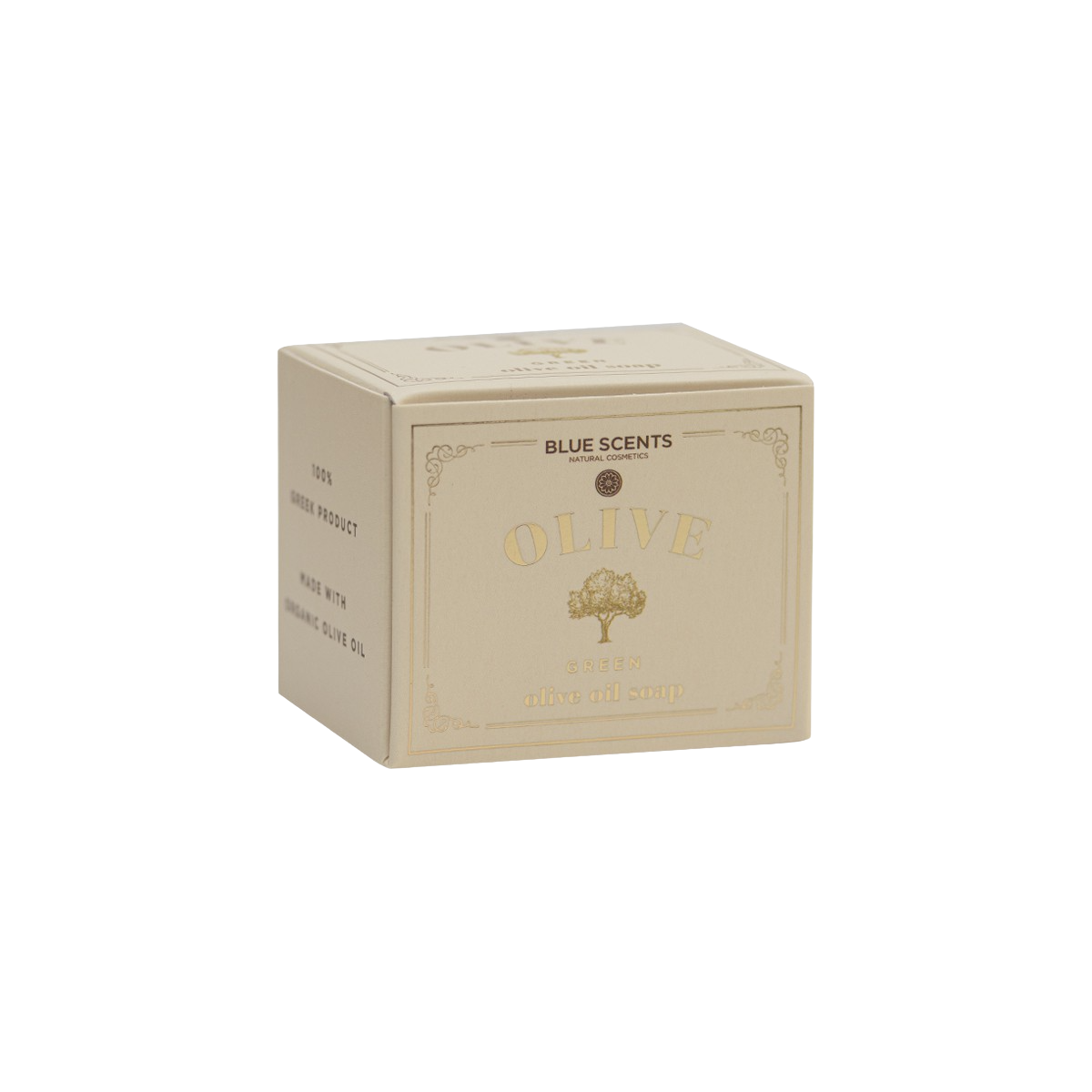 Sapun Blue Scents, cu ulei de masline verzi, aloe vera, 200 g