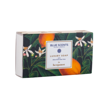 Sapun Blue Scents, cu bergamota, ulei de masline, aloe vera, 135 g Sapun Blue Scents, cu bergamota, ulei de masline, aloe vera, 135 g