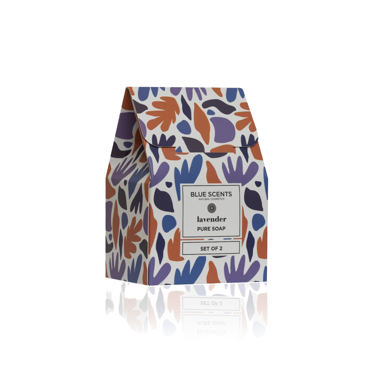 Set sapunuri Blue Scents, cu lavanda, ulei de masline, unt de shea, aloe, 400 g