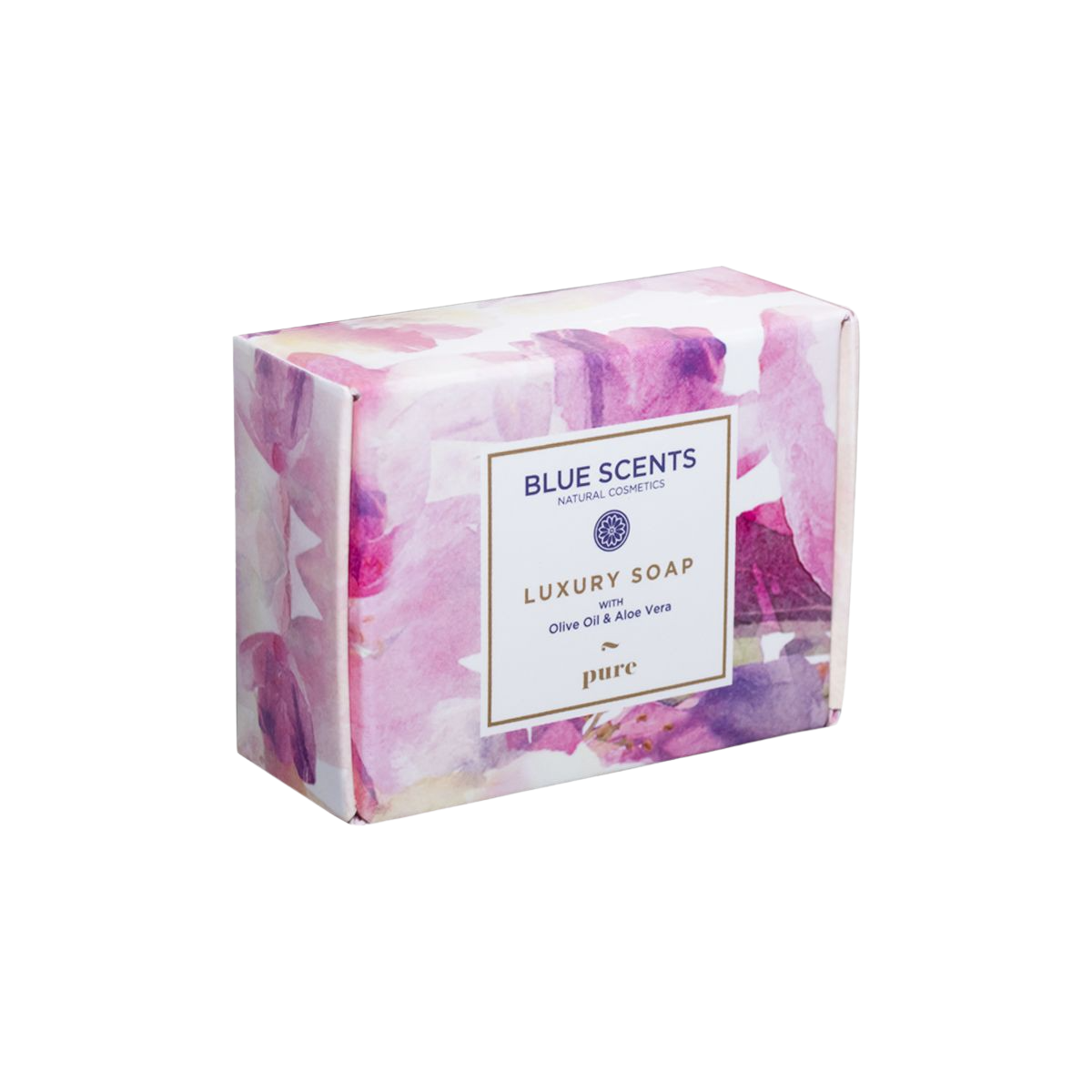 Sapun Blue Scents, cu ulei de masline grecesc, Pure, 135 g