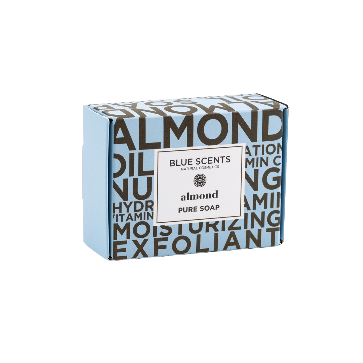 Sapun Blue Scents, cu migdale, ulei de masline grecesc, 135 g