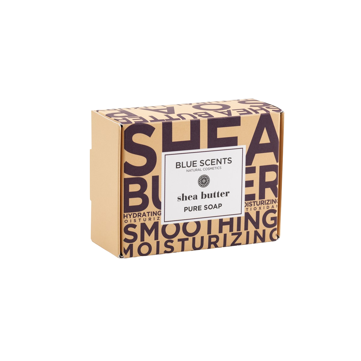 Sapun Blue Scents, cu unt de Shea, ulei de masline grecesc, 135 g