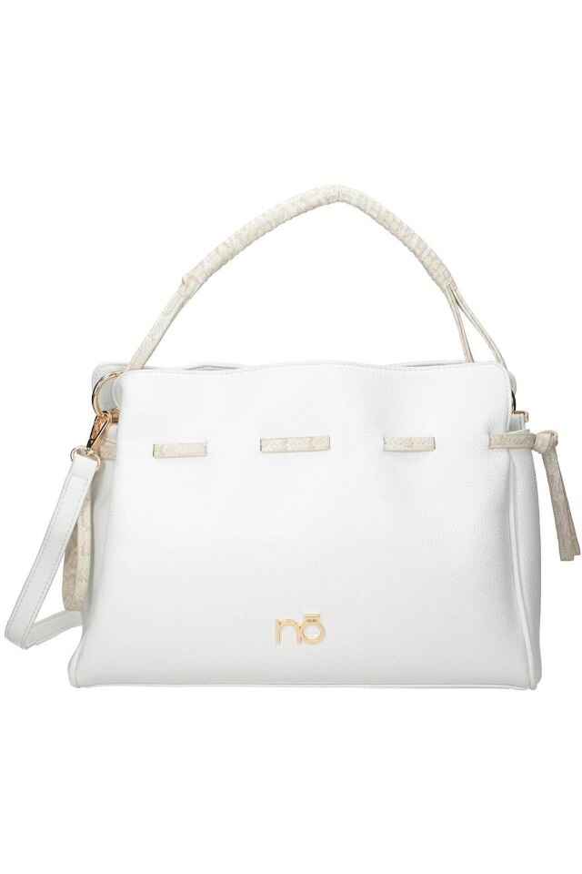 Geanta de mana, Nobo, Piele ecologica, Alb