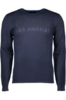 Bluza Barbati, GUESS JEANS, 9708717, Logo, Albastru, Albastru, 2XL Bluza Barbati, GUESS JEANS, 9708717, Logo, Albastru, Albastru, 2XL