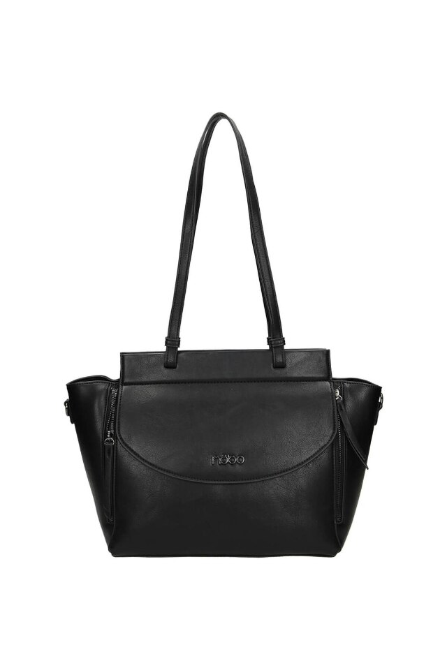 Geanta de mana, Nobo, Buzunar interior, 27 x 38 x 13 cm, Negru