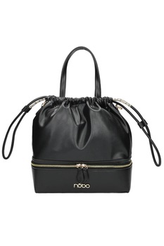 Geanta Nobo NBAG-K0260-C020, 27 x 26 x 12 cm, Piele ecologica, Negru Geanta Nobo NBAG-K0260-C020, 27 x 26 x 12 cm, Piele ecologica, Negru
