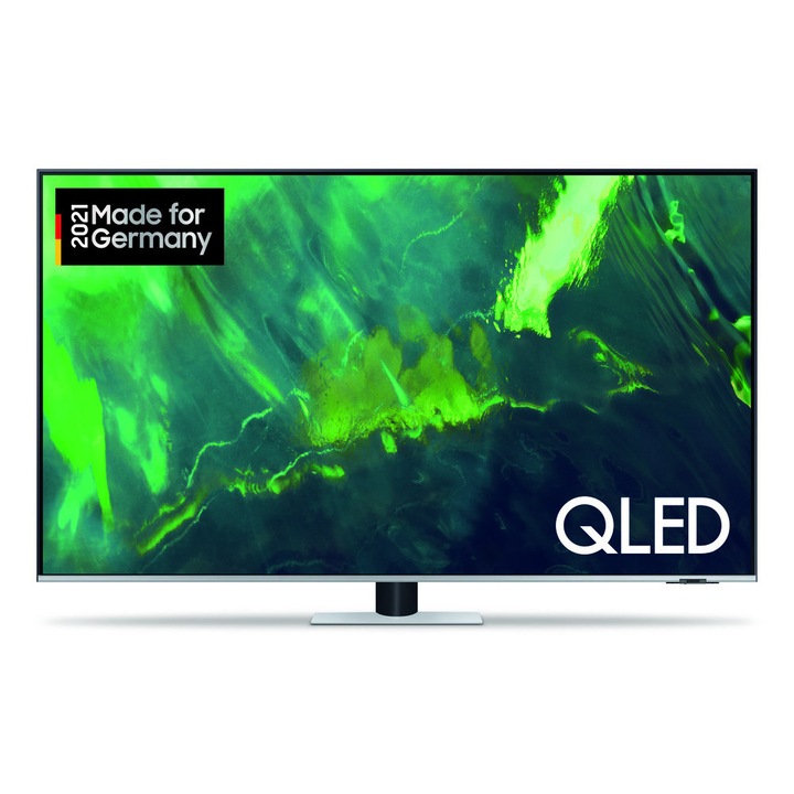 Televizor QLED Samsung GQ65Q74AATXZG, Smart TV UHD 4K, control vocal, functie de inregistrare, 163 cm, negru
