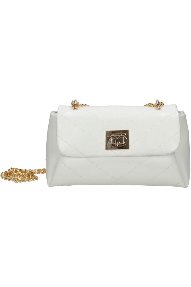 Geanta NOBO, Piele ecologica, 15x25x8 cm, Alb