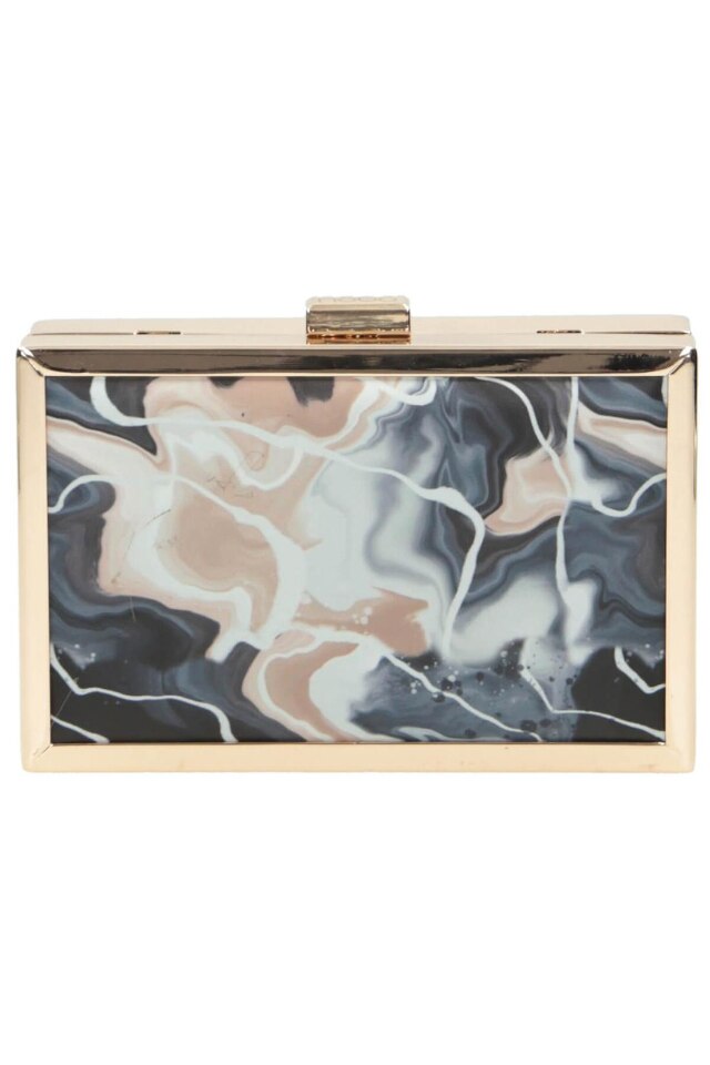 Geanta clutch, Nobo, Piele ecologica, Bej