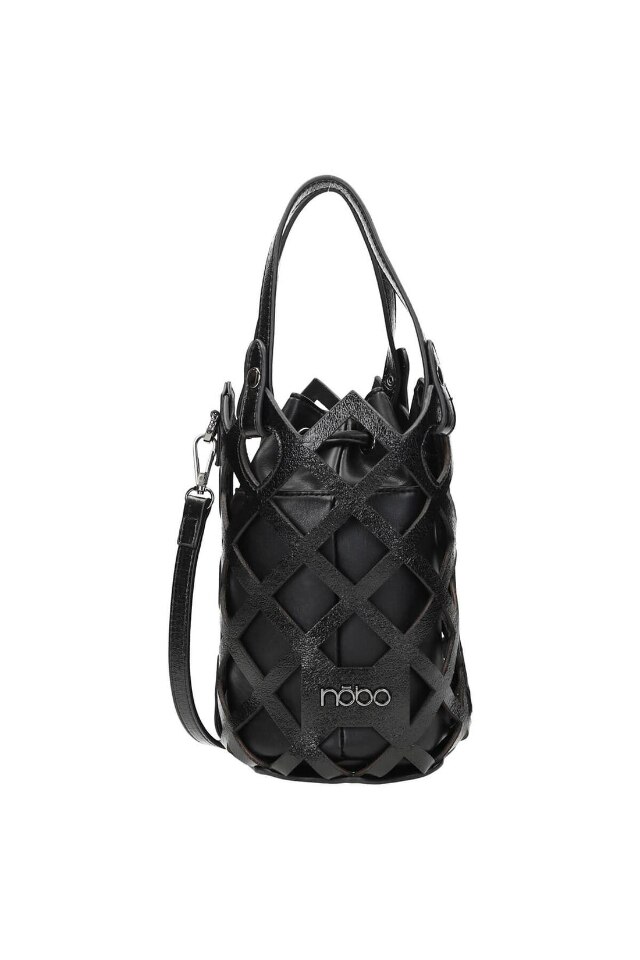 Geanta Nobo NBAG-K3010-CM20, 20 x 23 x 13 cm, Piele ecologica, Negru